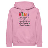 Soulful Sentiments - Embrace Every Emotion Unisex Pullover Hoodie - Light Pink - Print Material