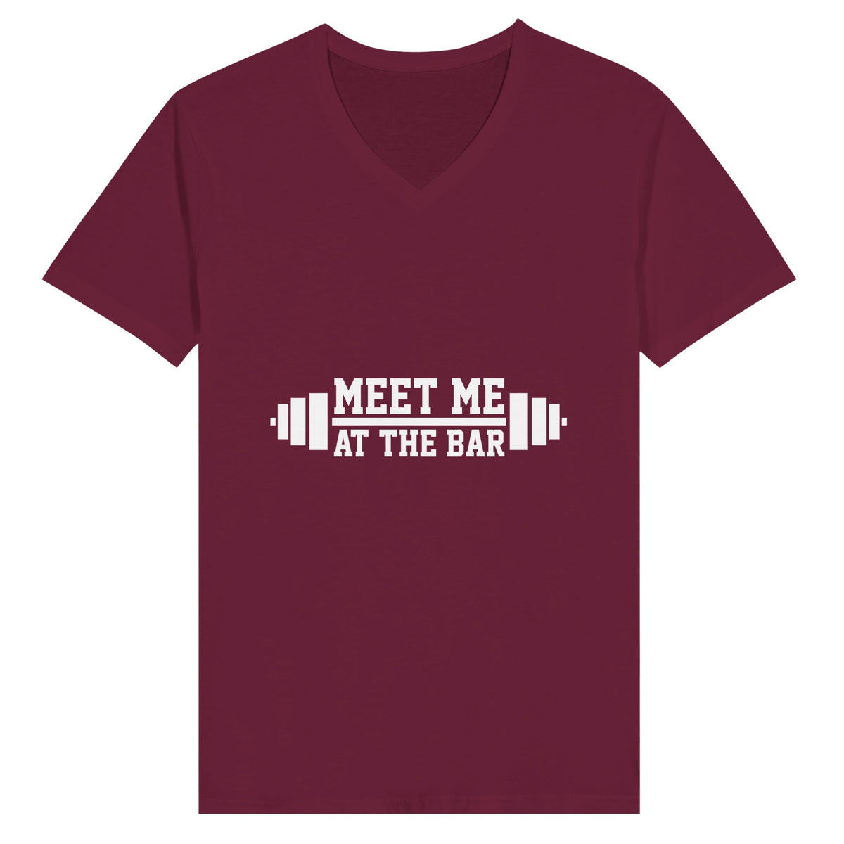 Elevate Your Workout Vibes - Join Me at the Bar - Maroon - T-shirts