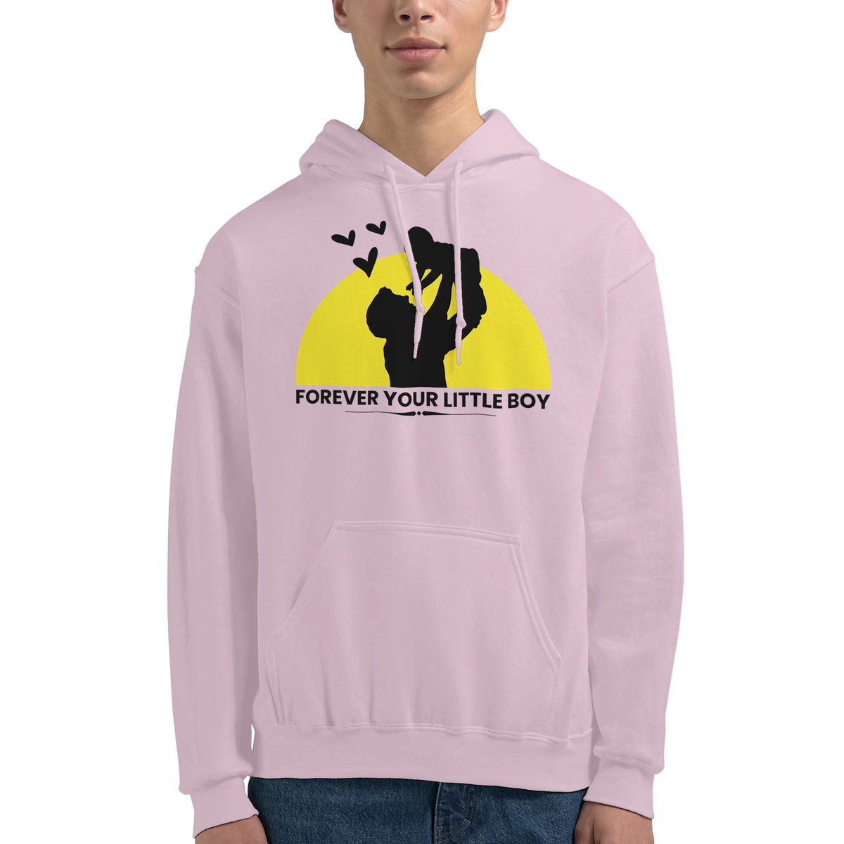 Sunshine and Strength - Celebrating Fatherhood - Light Pink - Hoodies