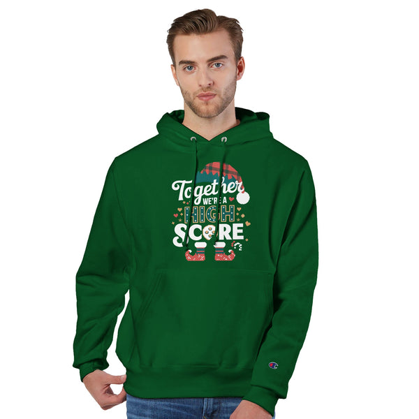 Champion Unisex Hoodie – Score Big Together - Dark Green - Hoodies