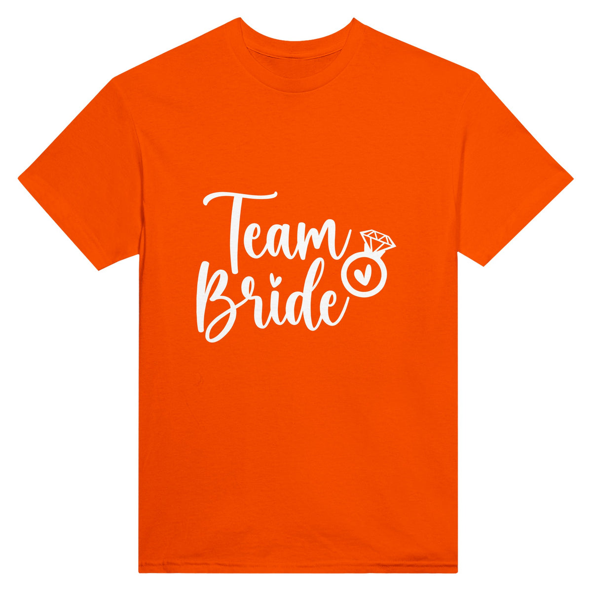 Bride's Crew - Wearing Love and Laughter - Orange - T-shirts