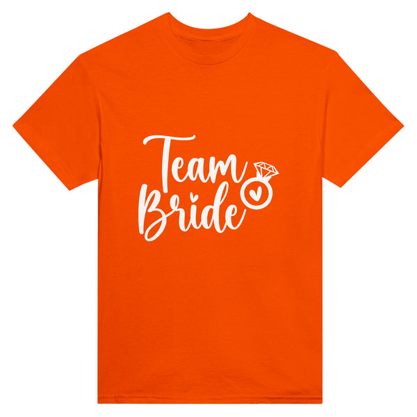 Bride's Crew - Wearing Love and Laughter - Orange - T-shirts