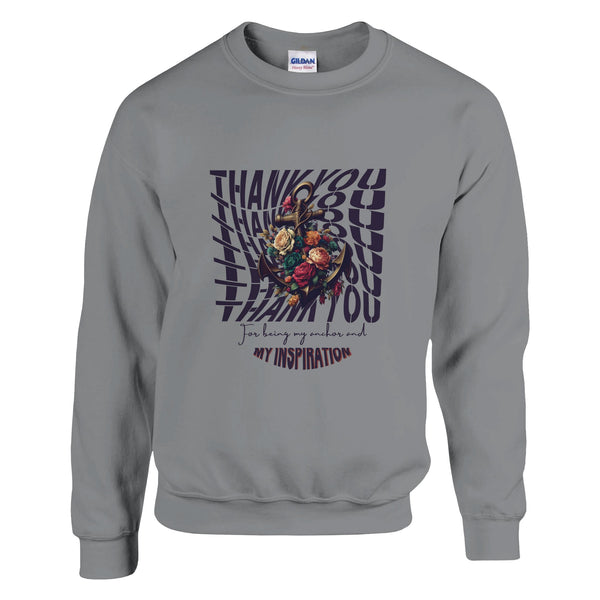 Thank You, Mom - Your Love is My Anchor - Sport Grey - Sweatshirts