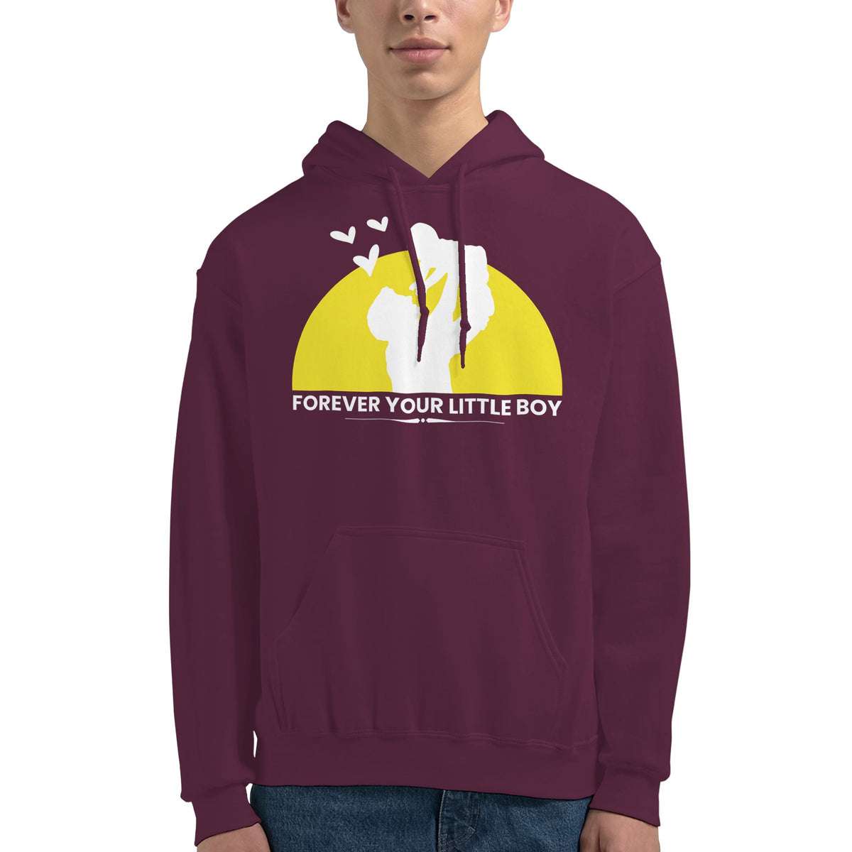 Sunshine and Strength - Celebrating Fatherhood - Maroon - Hoodies