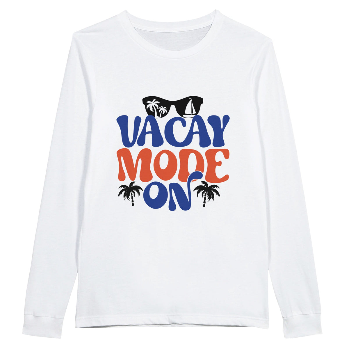 Escape in Style - VACAY MODE ON - White - Sweatshirts