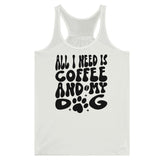 Coffee and Canines - My Perfect Pair - White - Tank Tops