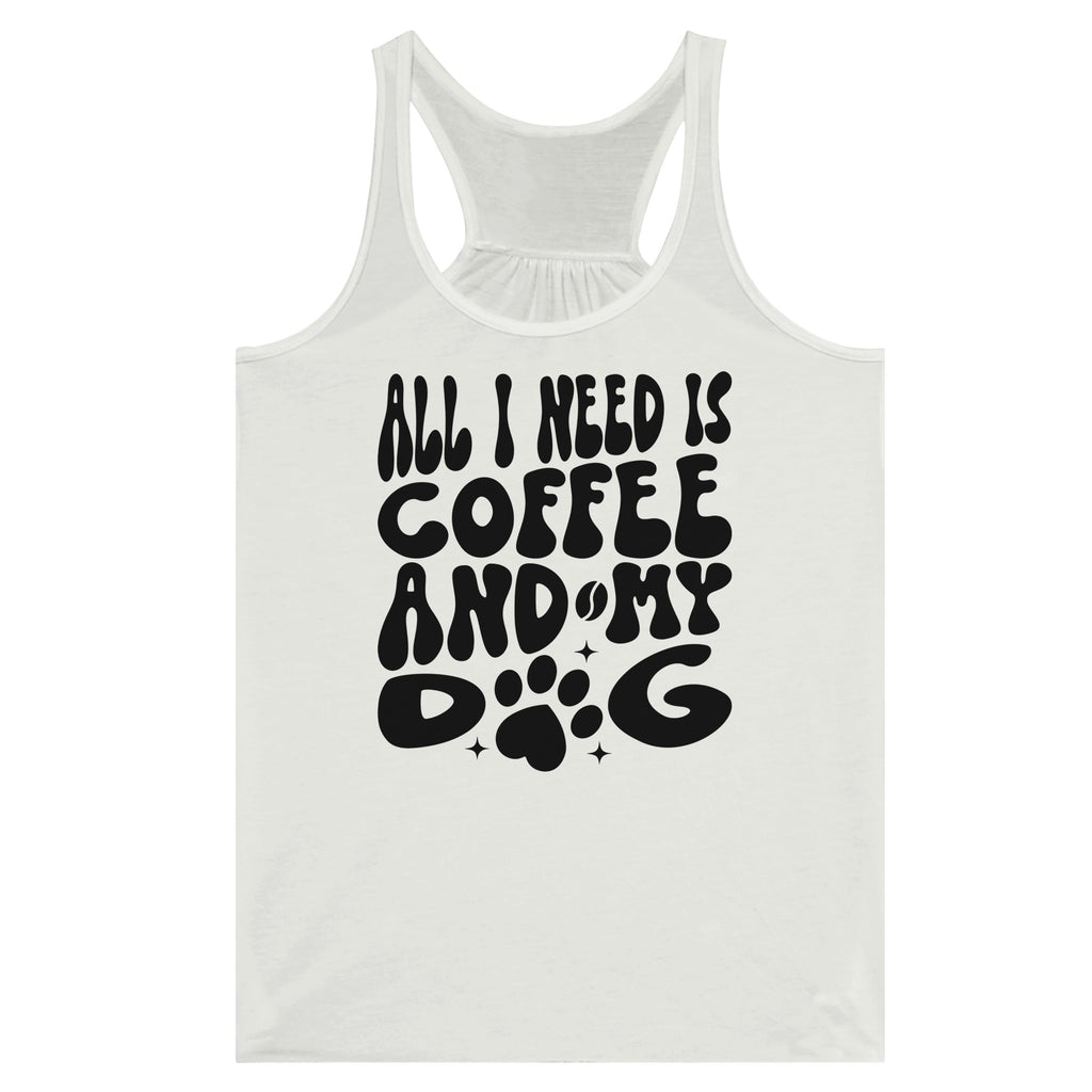 Coffee and Canines - My Perfect Pair - White - Tank Tops