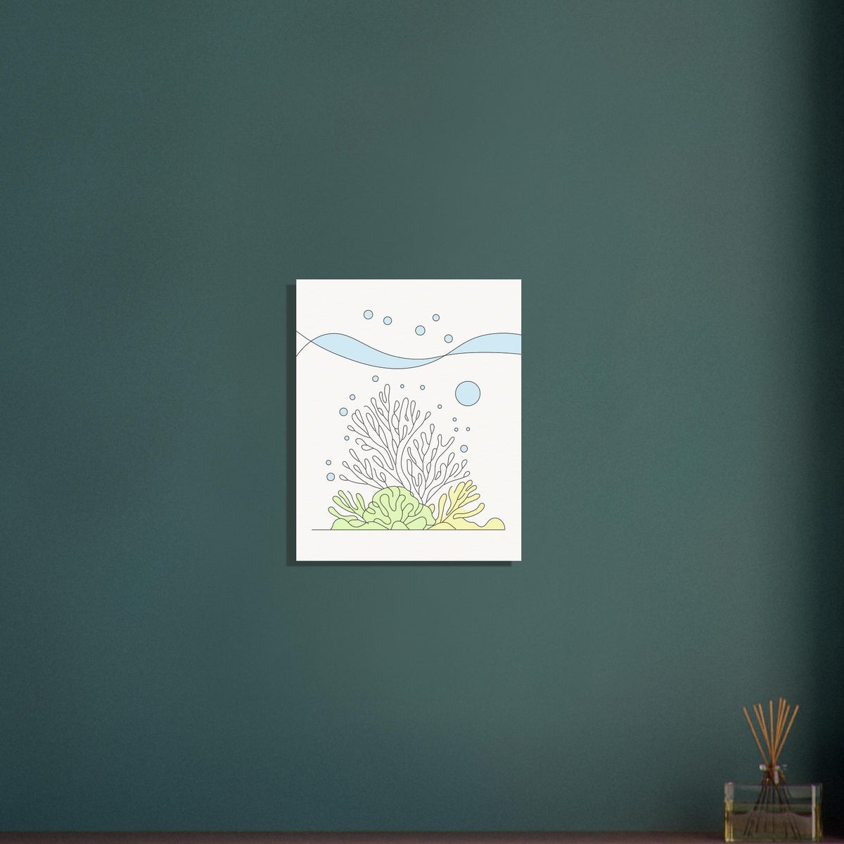 Peaceful Oceanscape - The Calm Beneath the Waves - - Posters