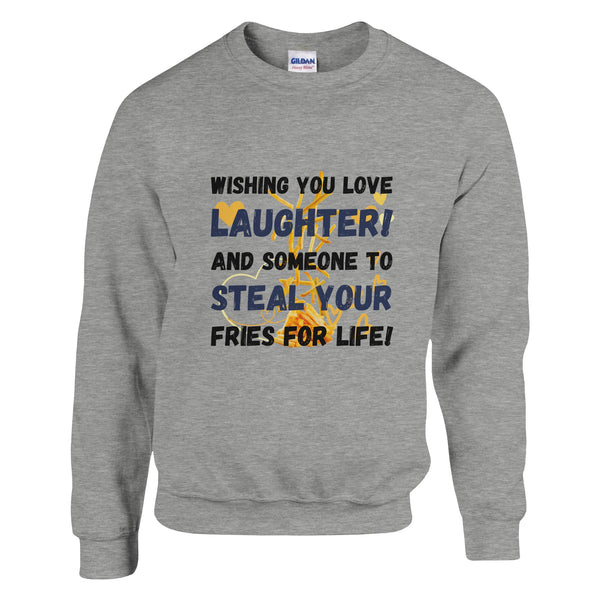 Laughter & Love - The Perfect Recipe Sweatshirt - Ash - Sweatshirts