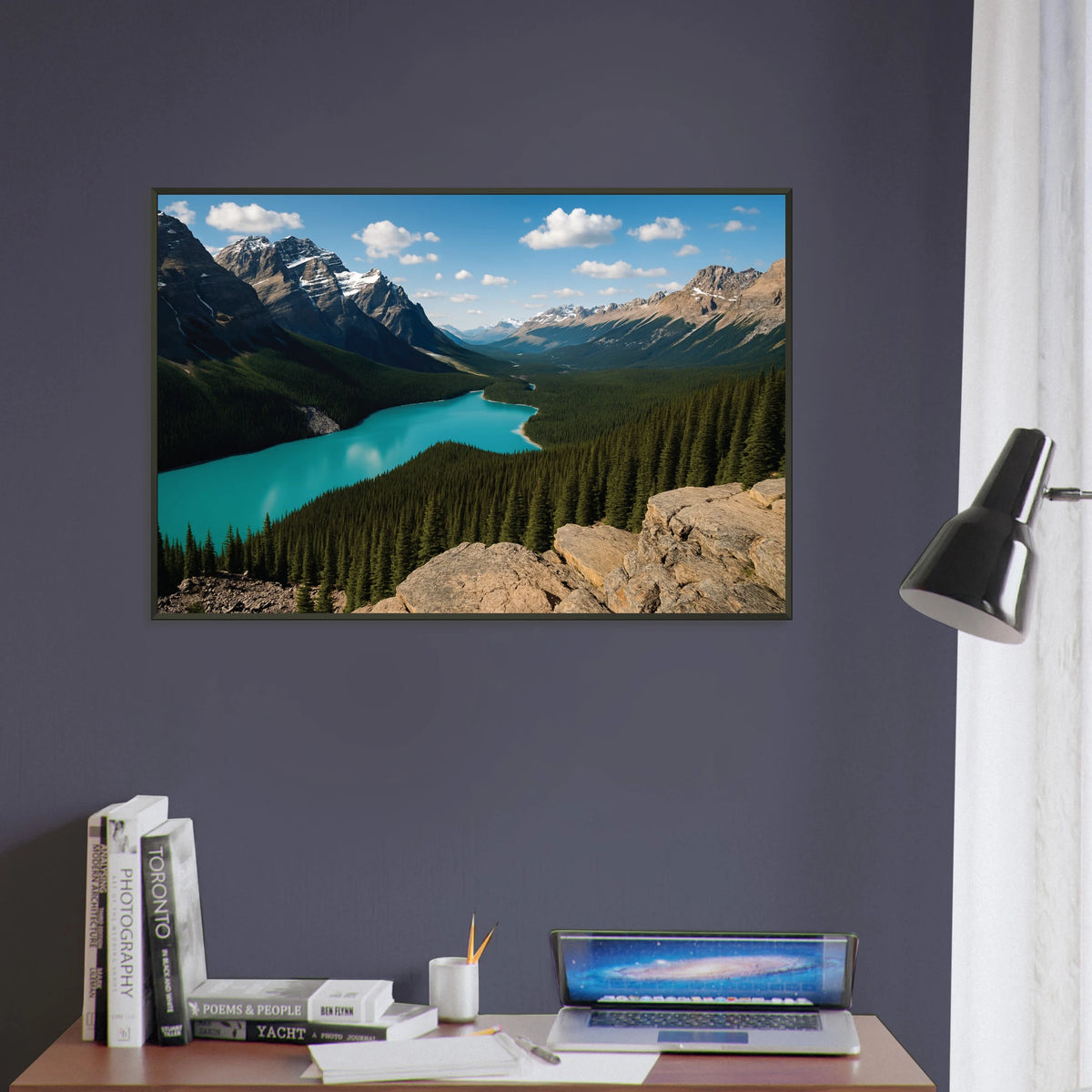 Gift Nature - Mountain Lake Metal Framed Poster - Default Title - Metal Framed Posters