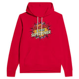 Teaching Is Your Superpower Hoodie – Bella + Canvas Style - Red - Hoodies