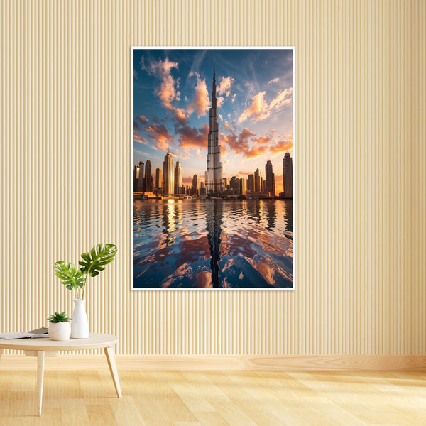 Burj Khalifa - AI-Crafted Elegance - 24x36 - Posters, Prints, & Visual Artwork