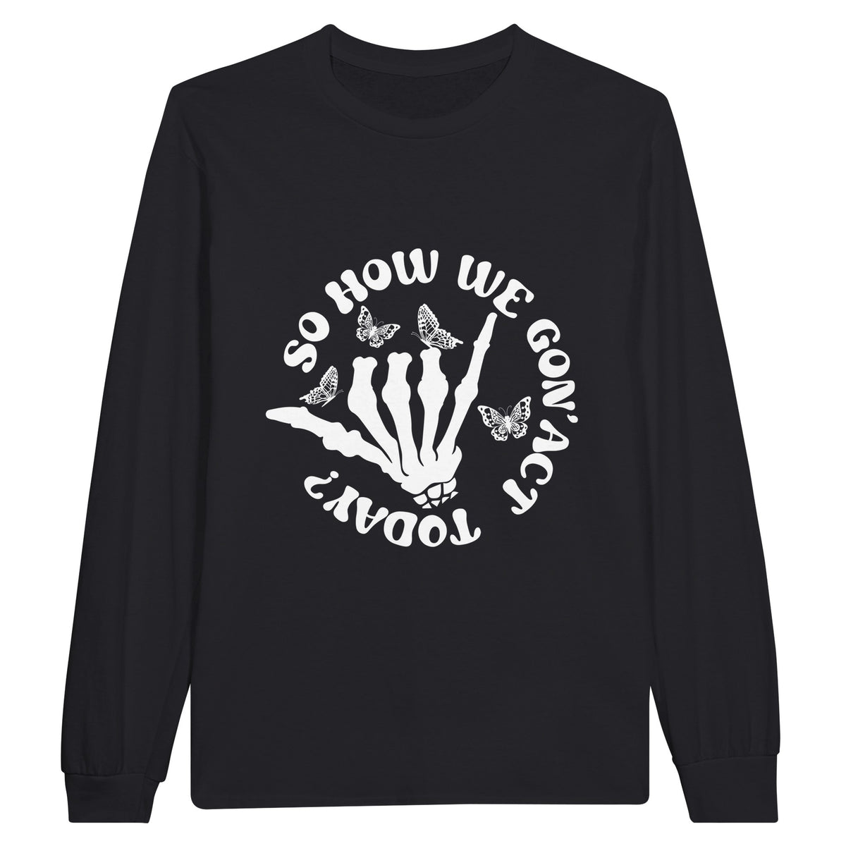 Unfiltered Vibes - Channel Your Feelings in Style - Black - Sweatshirt