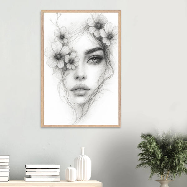 Wooden Framed Poster – A Gift of Artistic Memory - Wood frame - Wooden Framed Posters