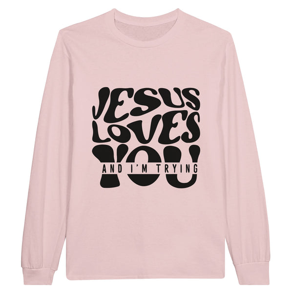 Faith in Love - Spread the Message - Light Pink - Long Sleeve T-shirts