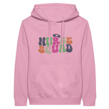 Nurse Squad Premium Unisex Hoodie - Celebrate the Caregivers - Light Pink - Print Material