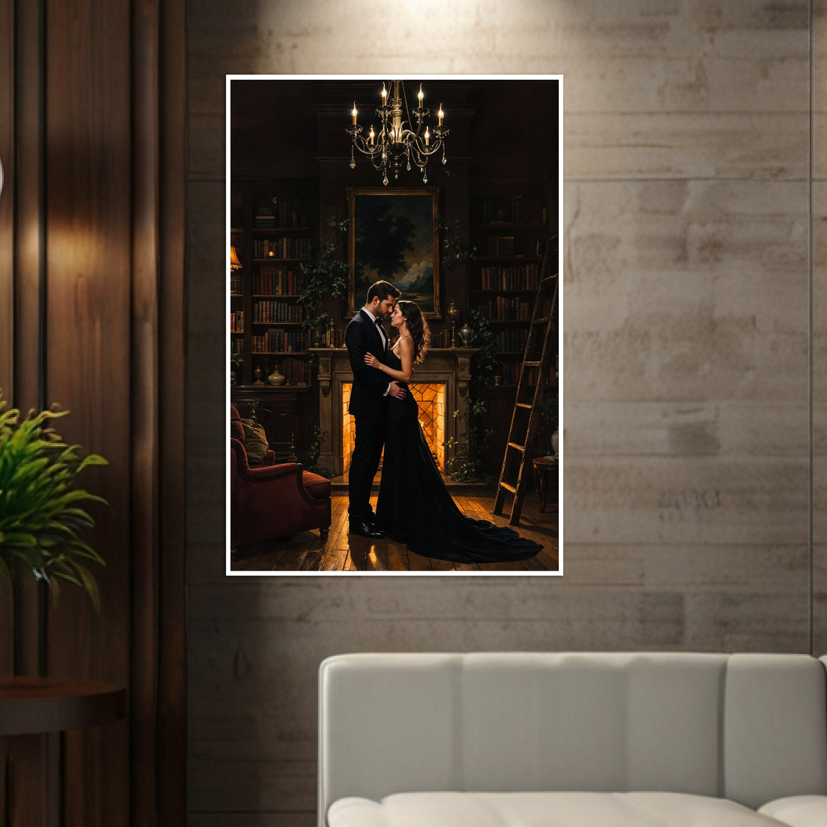 A Love Story - Captured in Time - - Framed Posters