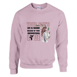 Cradled in Love - Celebrate Motherhood - Light Pink - Sweatshirts