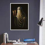 Haunting Glow – Wooden Framed Poster Gift - - Wooden Framed Posters