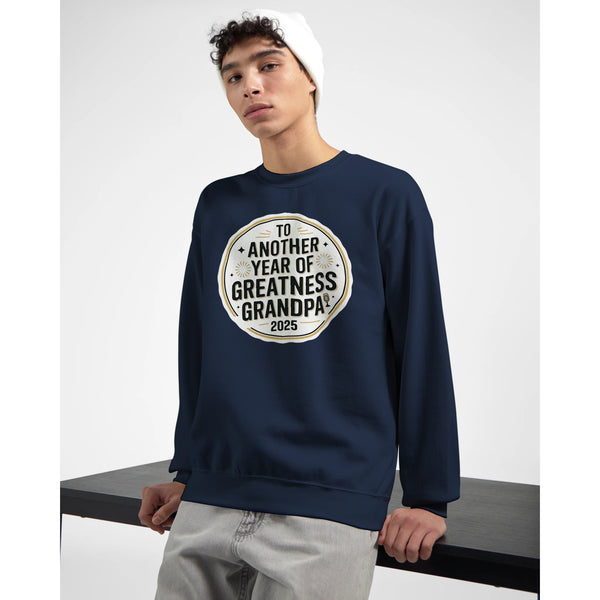 To Another Year of Greatness, Grandpa - Sweatshirt - Navy - Sweatshirts