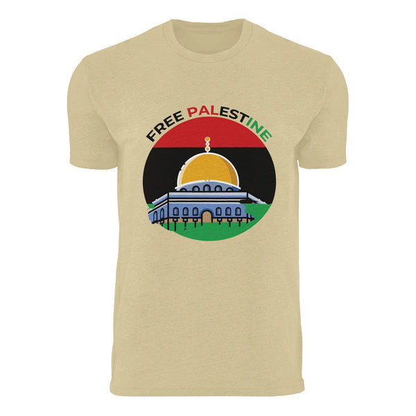 Support Palestine in Style - Natural - Crewneck T-shirts