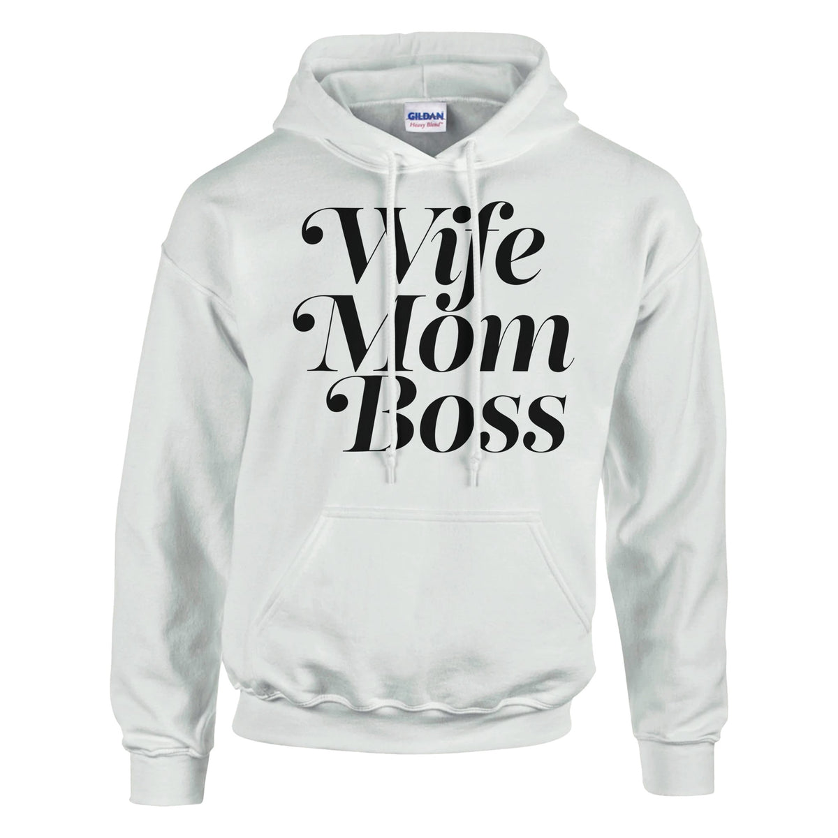 Boss Lady Essentials - Wife Mom Boss Edition - White - Hoodies