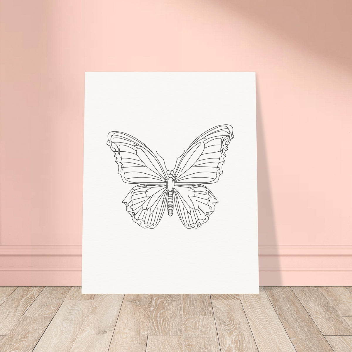 Ethereal Flight - Butterfly Silhouette - - Posters