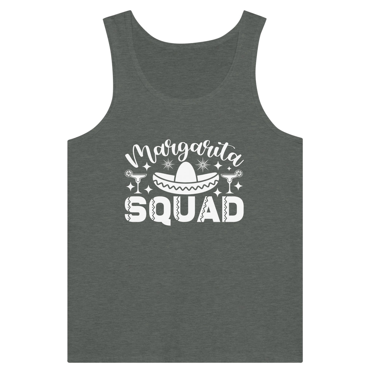 Sip and Squad - Margarita Moments on Cotton Tank - - Print Material