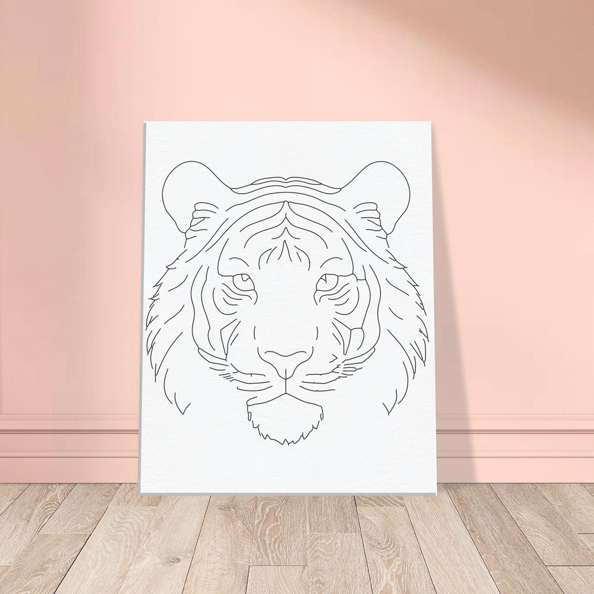 Silent Strength - Canvas Tiger Portrait - - Canvas Prints