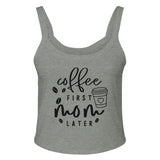 Brew Memories - Start Your Day Right with Our Coffee First Tank-Top - Athletic Heather - Tank Tops