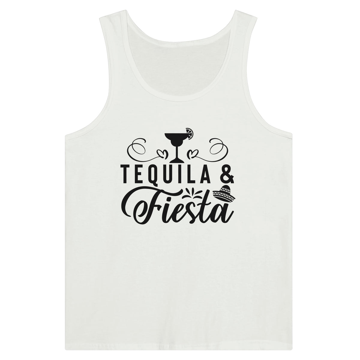 Fiesta Flavor - Tequila & Celebration - White - Tank Tops