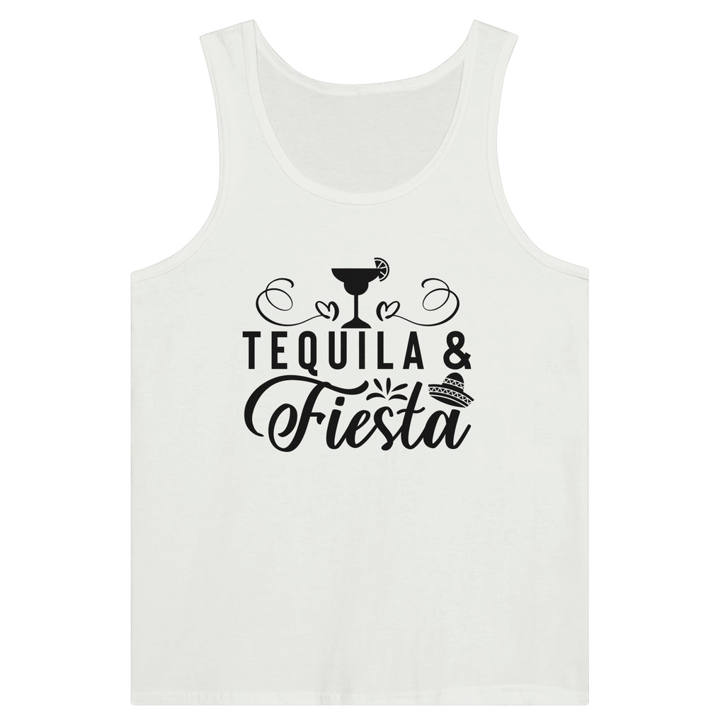 Fiesta Flavor - Tequila & Celebration - White - Tank Tops