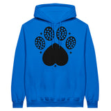 Tread Lightly - Dog Paw Print Hoodie for Animal Lovers - Royal - Hoodies