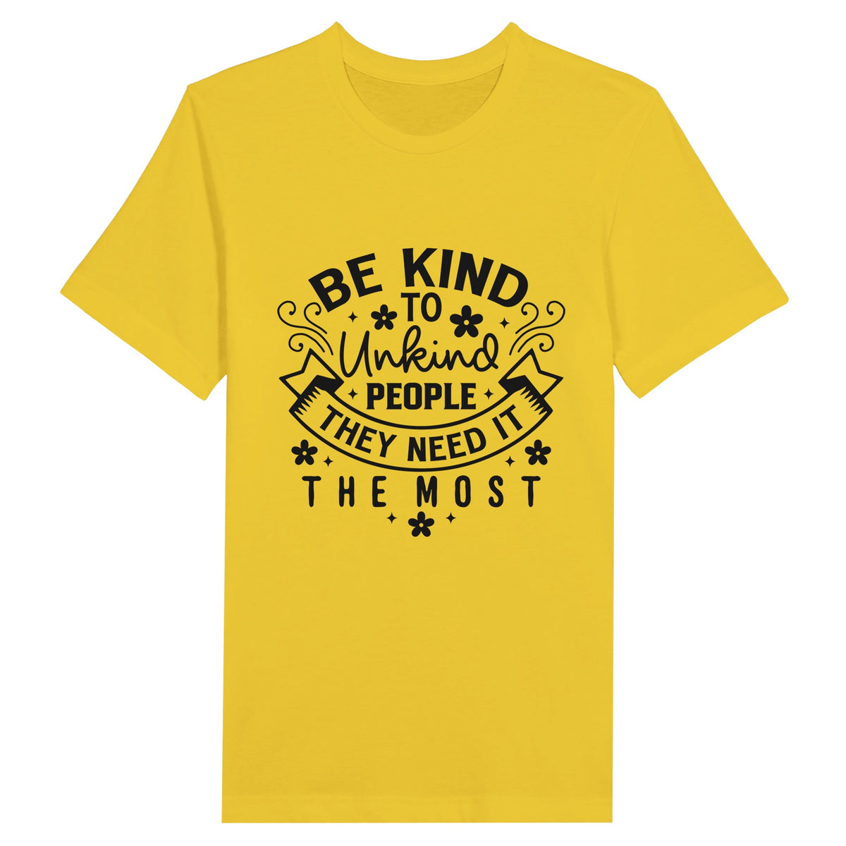 Be the Light - Radiate Kindness in Every Stitch - Maize Yellow - T-shirts