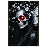 Memento Mori Framed Print - Gothic Beauty - - Metal Framed Posters