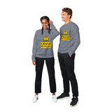 Warning - Bold Statement – No Filter Sweatshirt - Heather Gray - Crewneck Sweatshirts