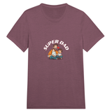 Super DAD - A Tribute in Threads - Maroon Triblend - Print Material