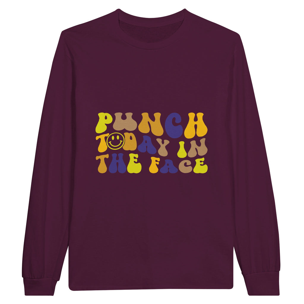 Seize the Day - Punch Today in the Face - Maroon - Sweatshirt