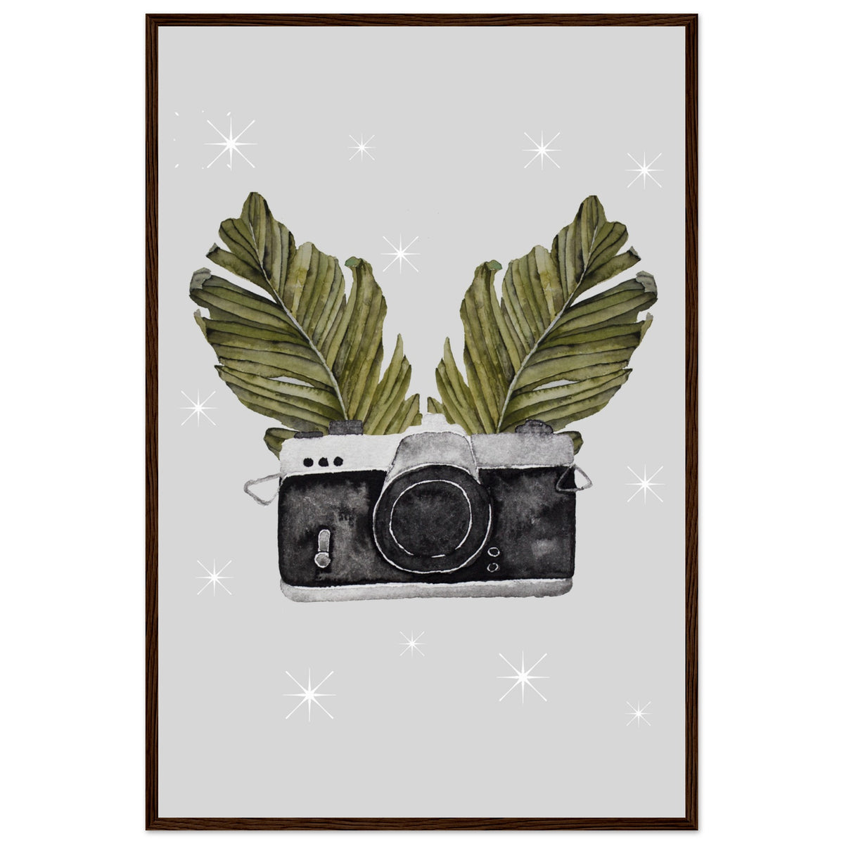 Vintage Moments Captured - 60x90 cm 24x36″ Dark wood frame - Posters