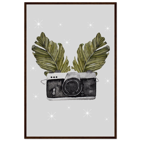 Vintage Moments Captured - 60x90 cm 24x36″ Dark wood frame - Posters