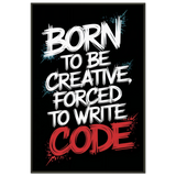 Code Warrior Memory Art - Forged in Creativity - - Metal Framed Posters