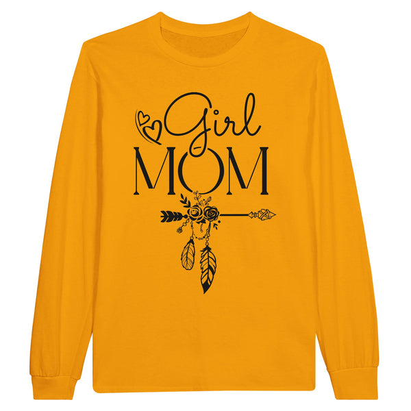 Mom's Girl Gang - Join the Tribe with Our Stylish Sweatshirt - Gold - Print Material