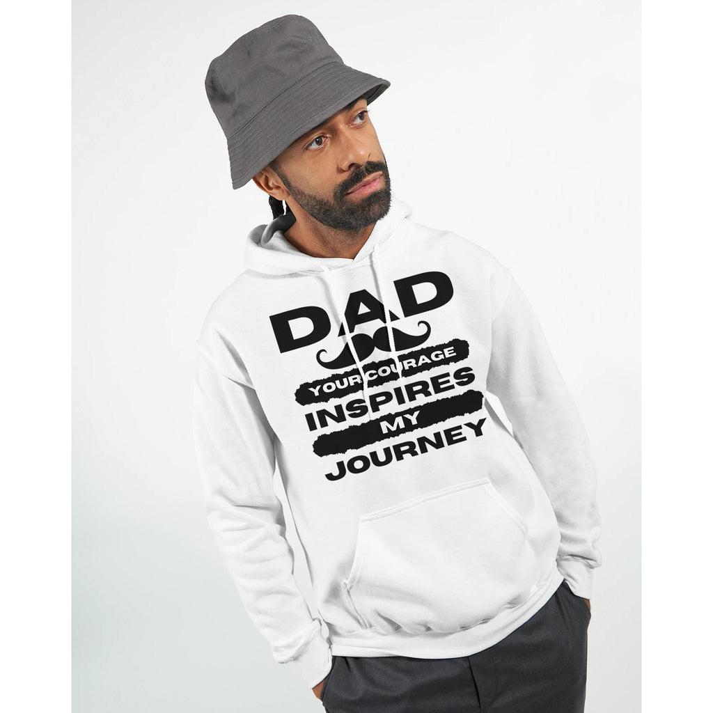 Courage and Strength - Celebrate Dad’s Journey - - Hoodies