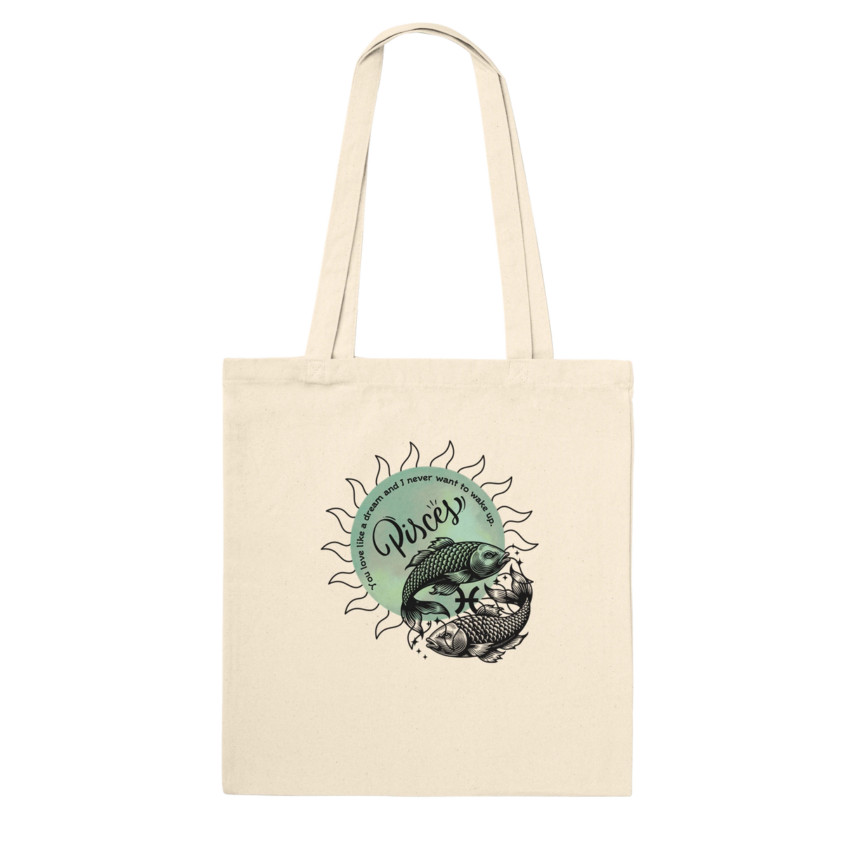 Astrological Premium Tote Bag for Star Sign Lovers - Pisces - Tote Bags