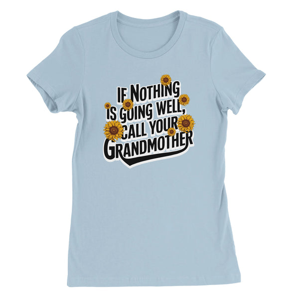 Bella + Canvas T-Shirt Gift for Comfort from Grandma - Baby Blue - T-Shirt