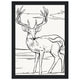 A4 21x29.7 cm / 8x12″ / Black frame / Ready-to-hang