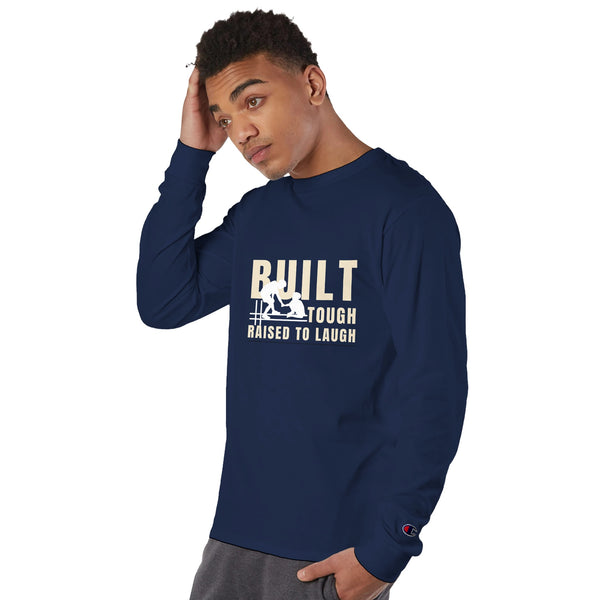 Chuckles Crafted - A Tee Built for Brothers - Navy - T-shirts