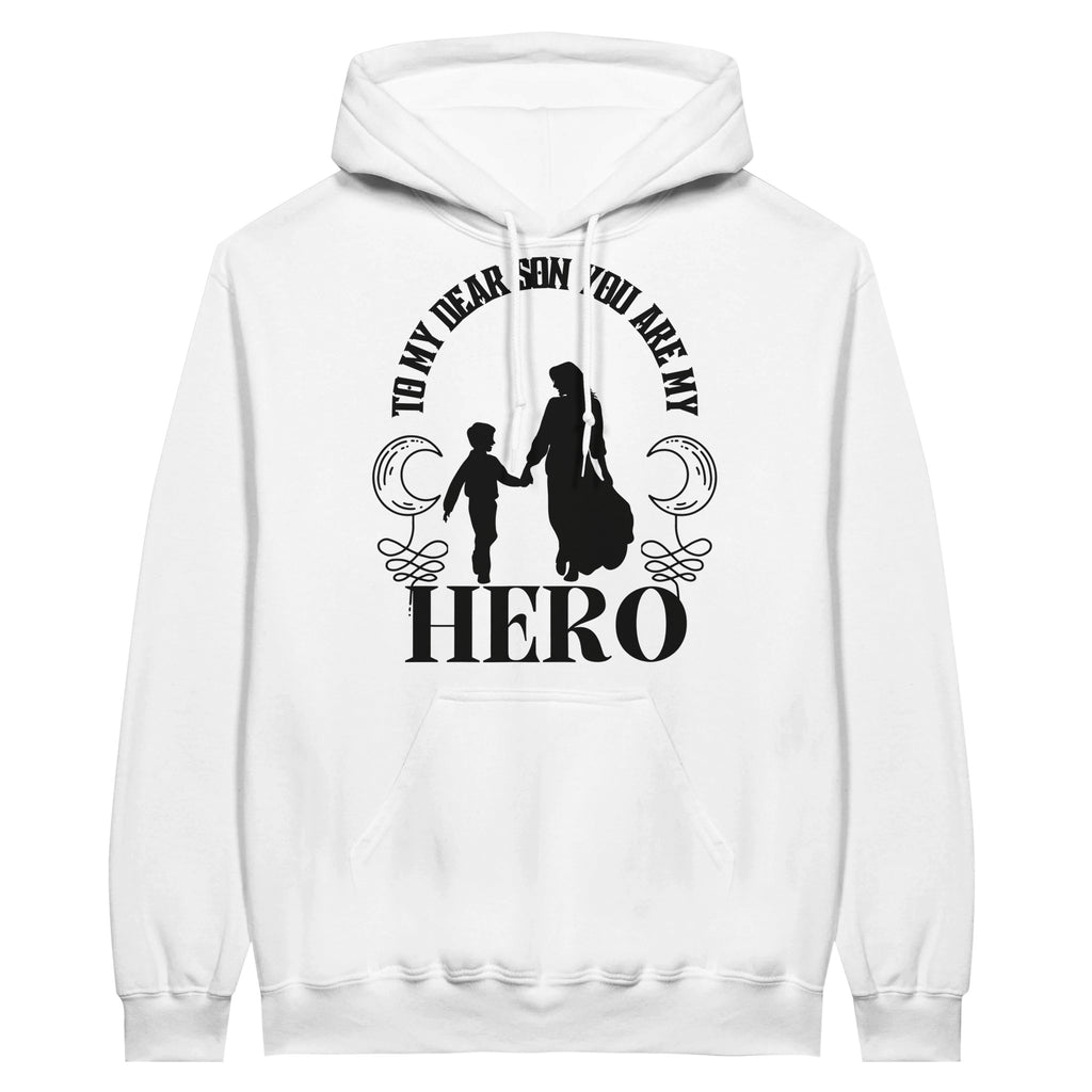 To My Son, You Are My Hero – A Mother’s Tribute - White - Hoodies