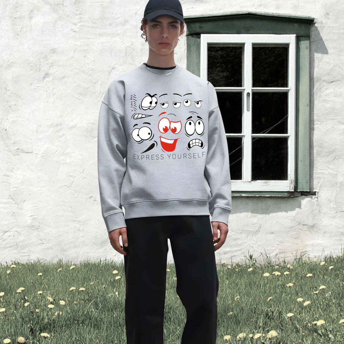 Animated Expressions - Let Your Mood Shine - - Sweatshirts