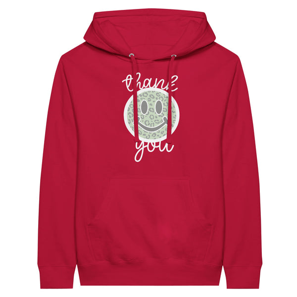 Thanksgiving Memories - Retro Smile Premium Hoodie - Red - Hoodies